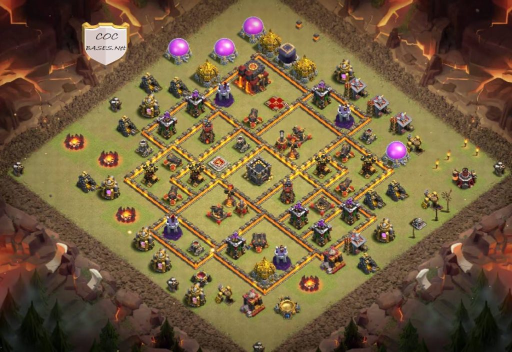 best th10 war base link