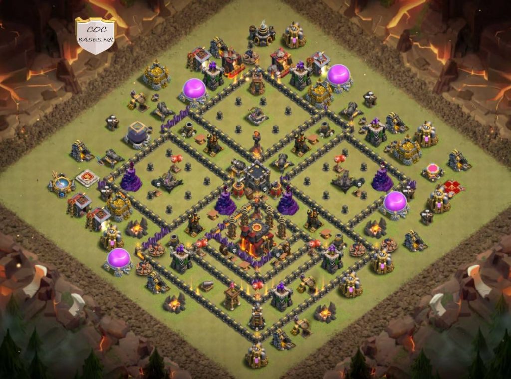 best th10 war base with copy link