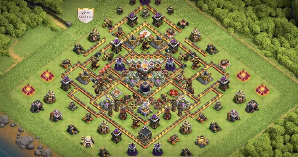 best th11 trophy base for air attack