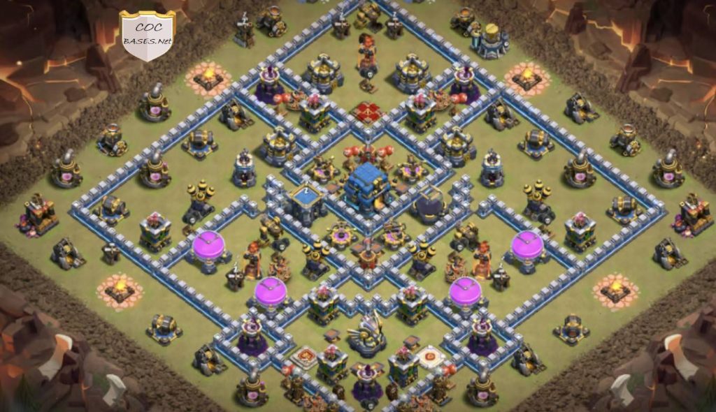 best th12 hybrid base for air attack