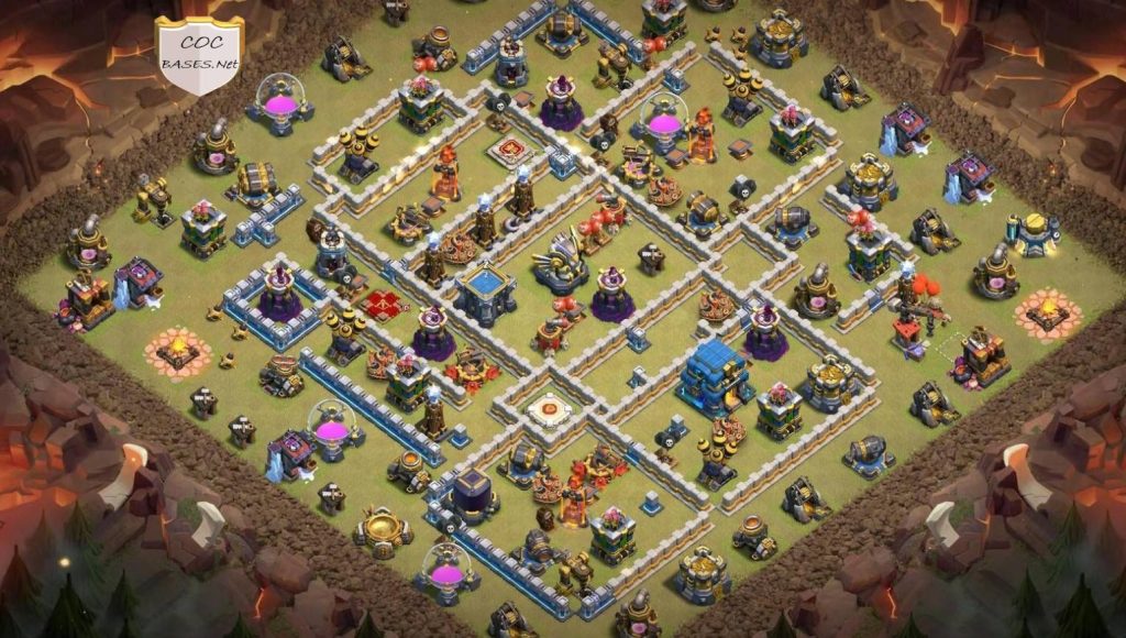 best th12 war base link