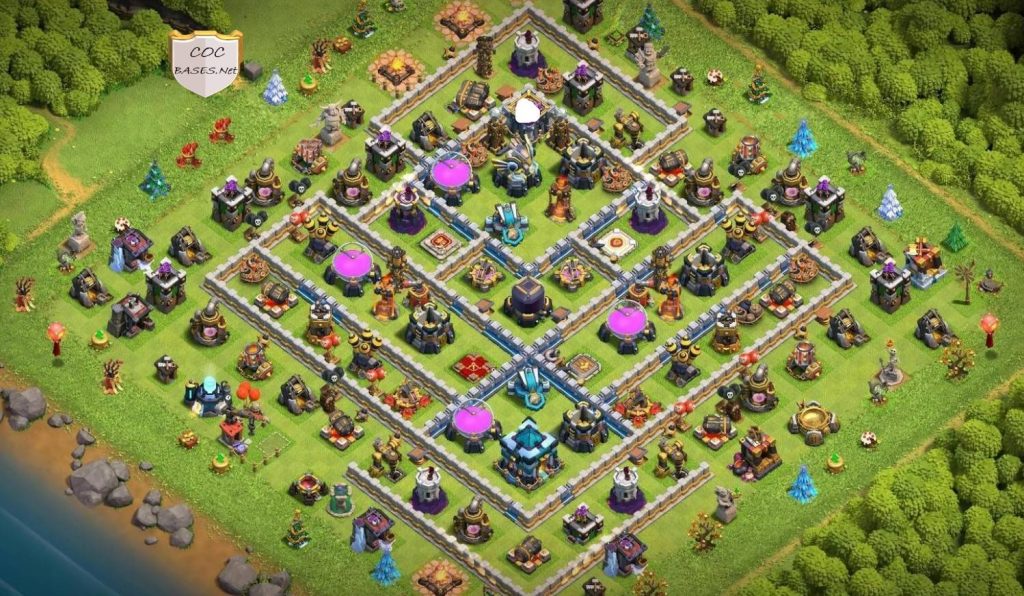 best th13 war base with copy link