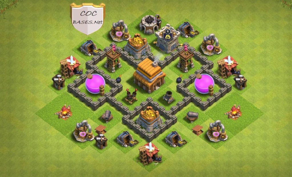 best th4 trophy base for air attack