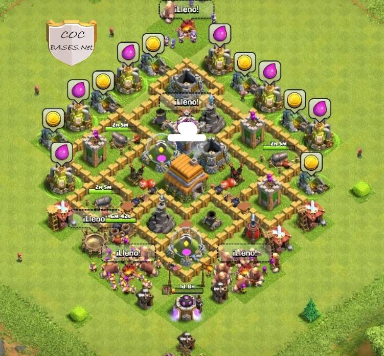 best th6 farming base with copy link