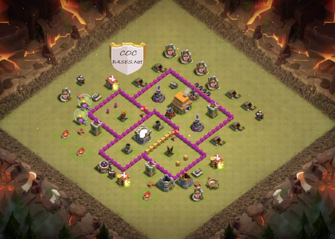 210+ Best TH6 War Base Links 2025 (Anti 3 Stars)