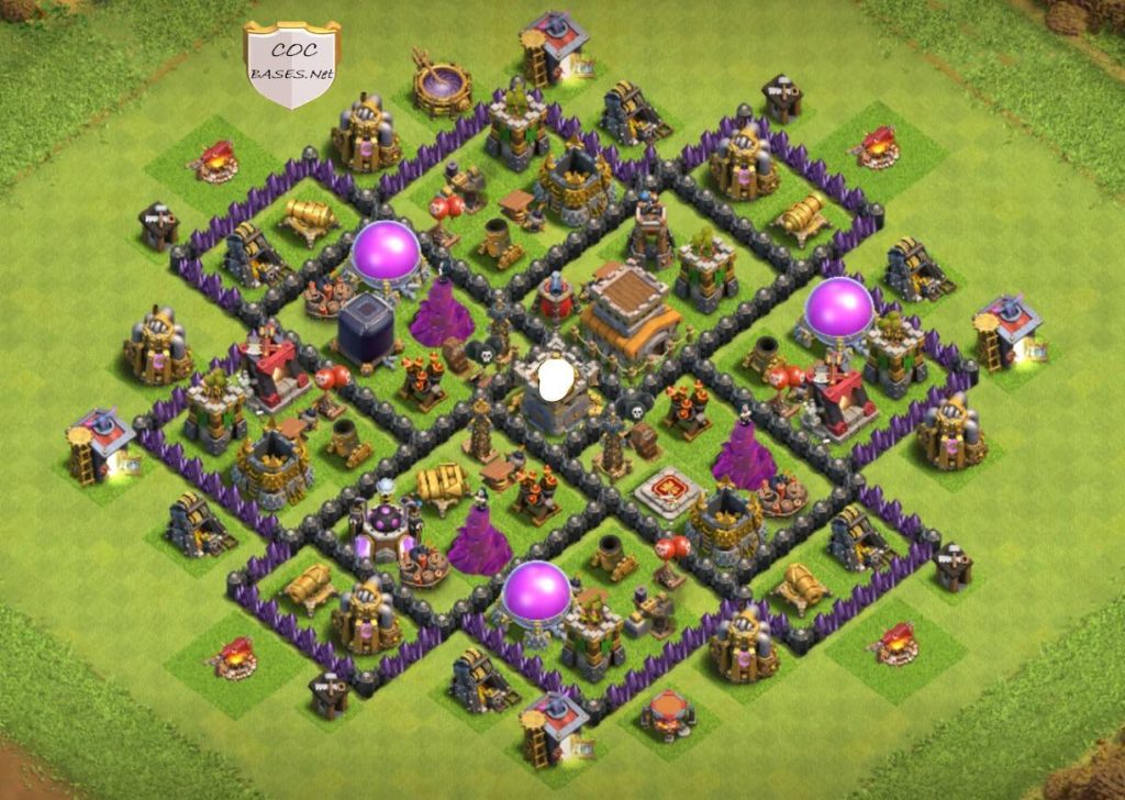 best th8 farming base for air attack