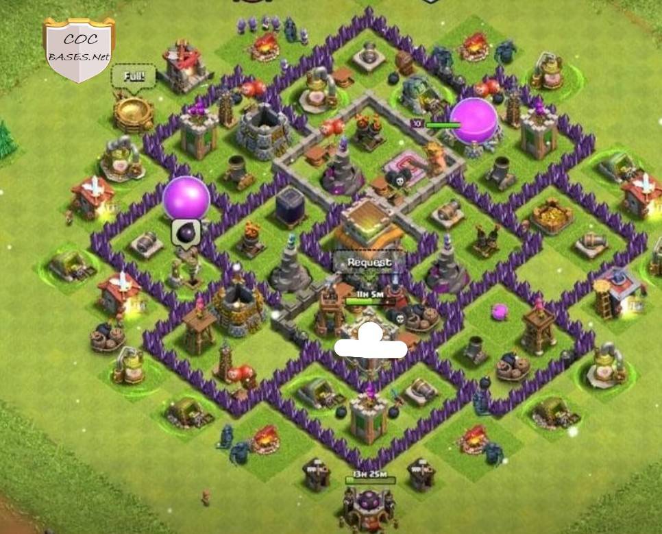 best th8 war base link