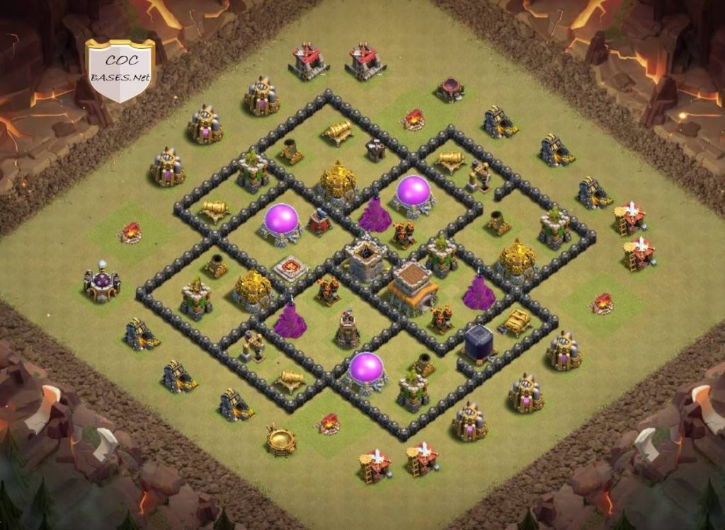 best th8 war base link