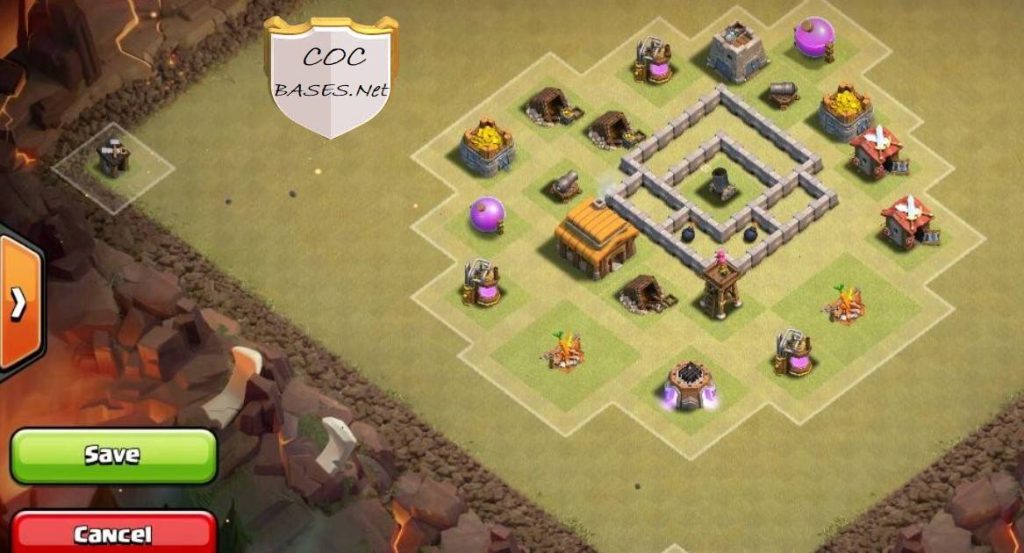 best town hall 3 base layout link