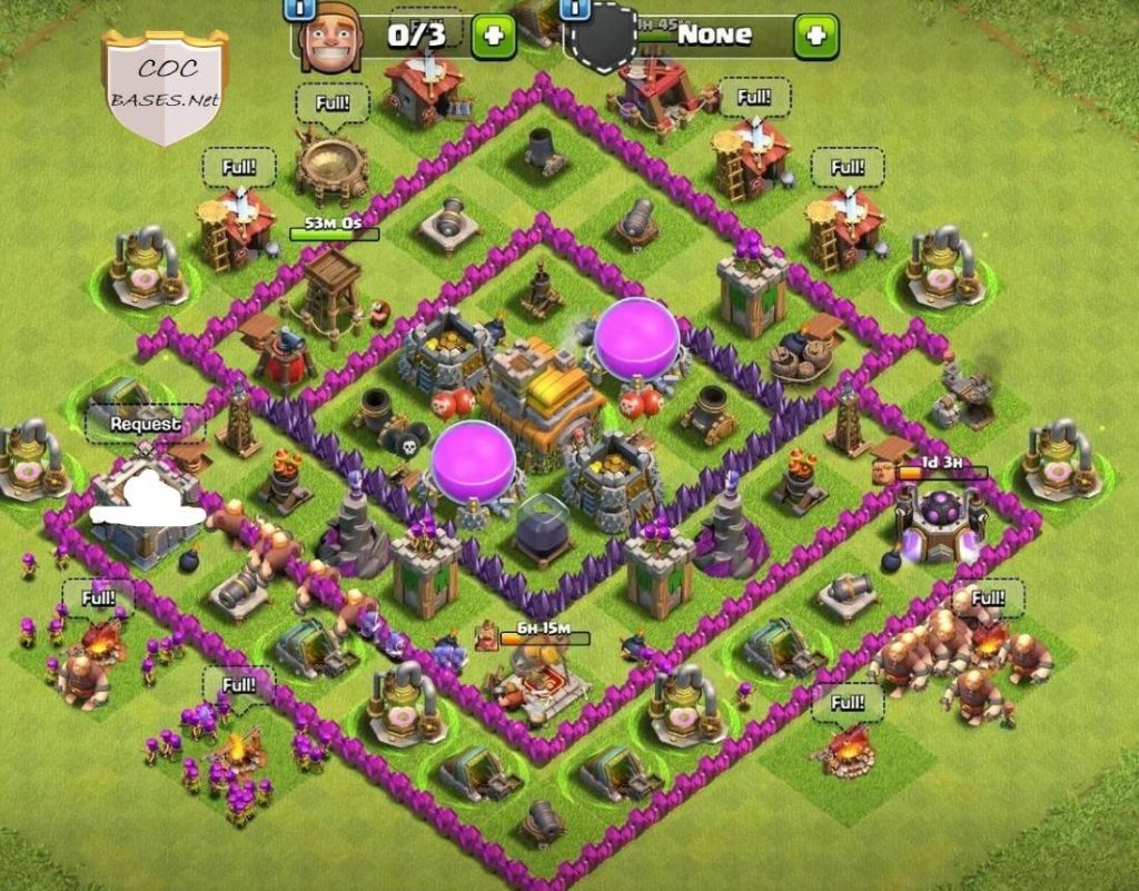 best town hall 7 farming base link anti everything