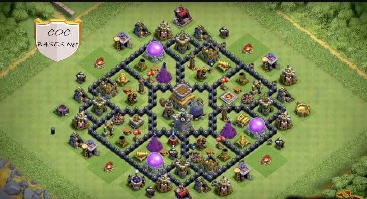 best town hall 8 farming map copy link