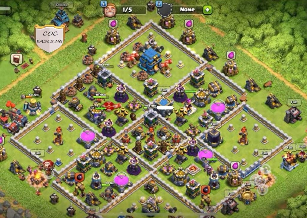 best town hall base 12