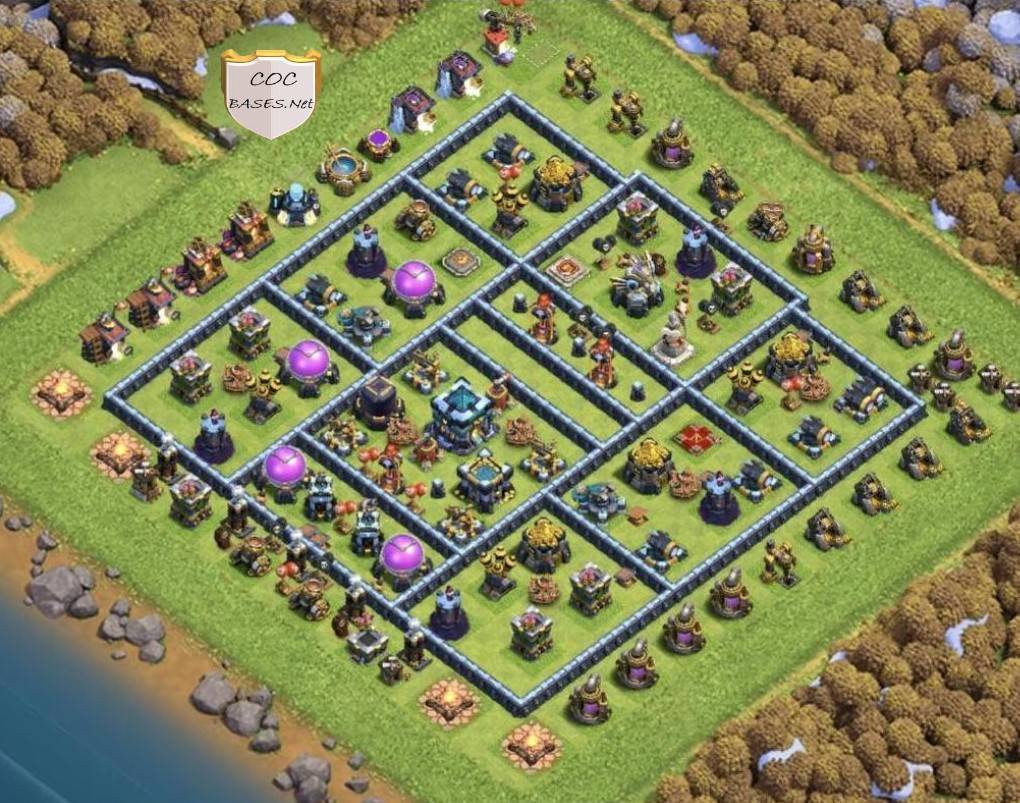 best town hall base 13
