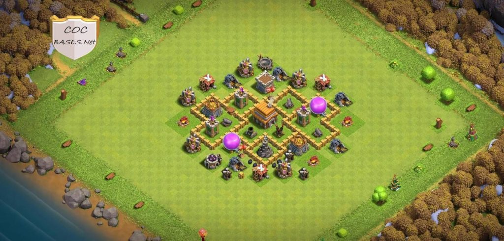 best town hall base 5