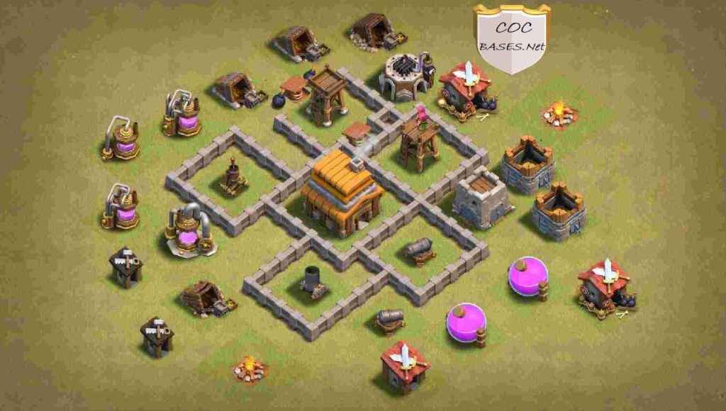 best war base for th4 with link