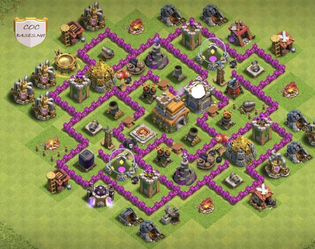 best war base for th7 with link