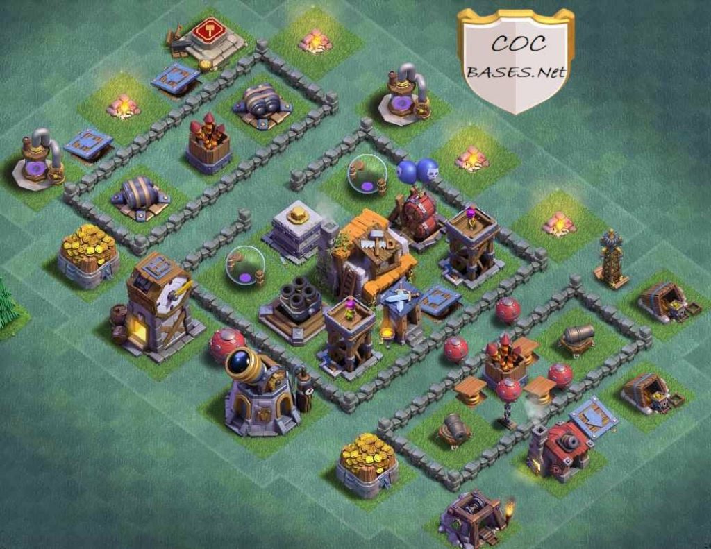 builder hall 5 base anti 2 star