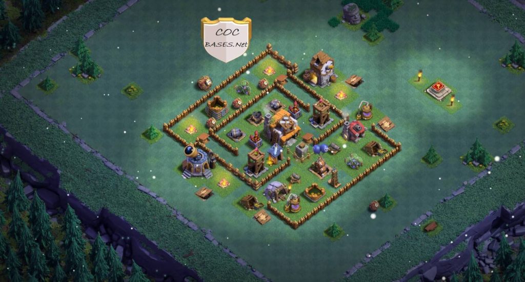 builder hall 5 base clash of clans