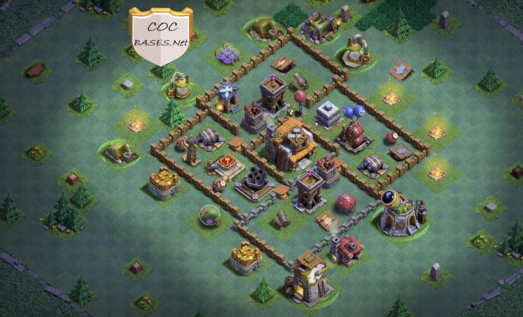 builder hall 5 base defense link