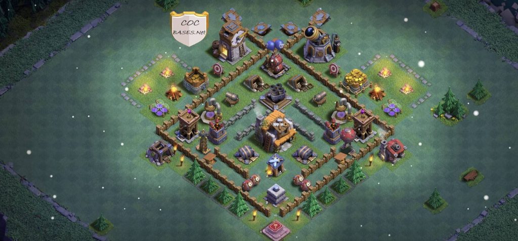 builder hall 5 base undefeated