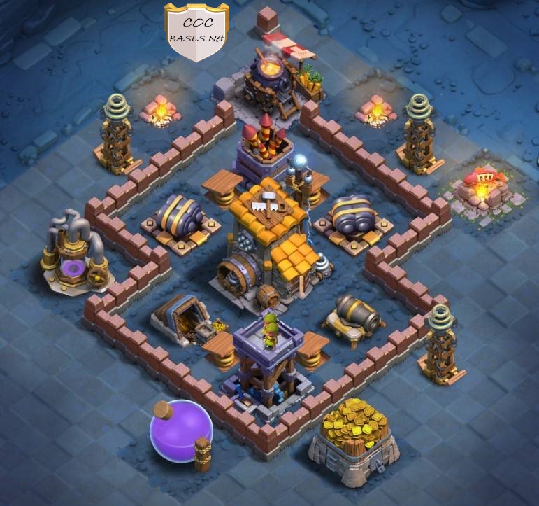 builder hall 7 base clash of clans stage 2