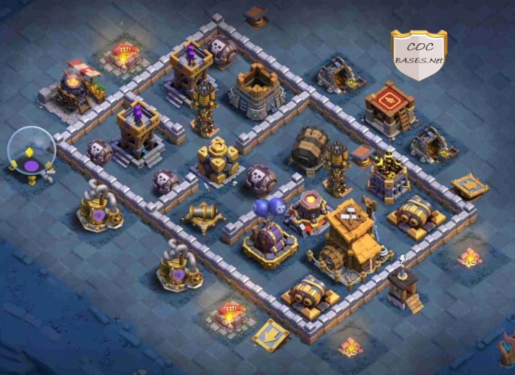 builder hall 9 base clash of clans stage 2