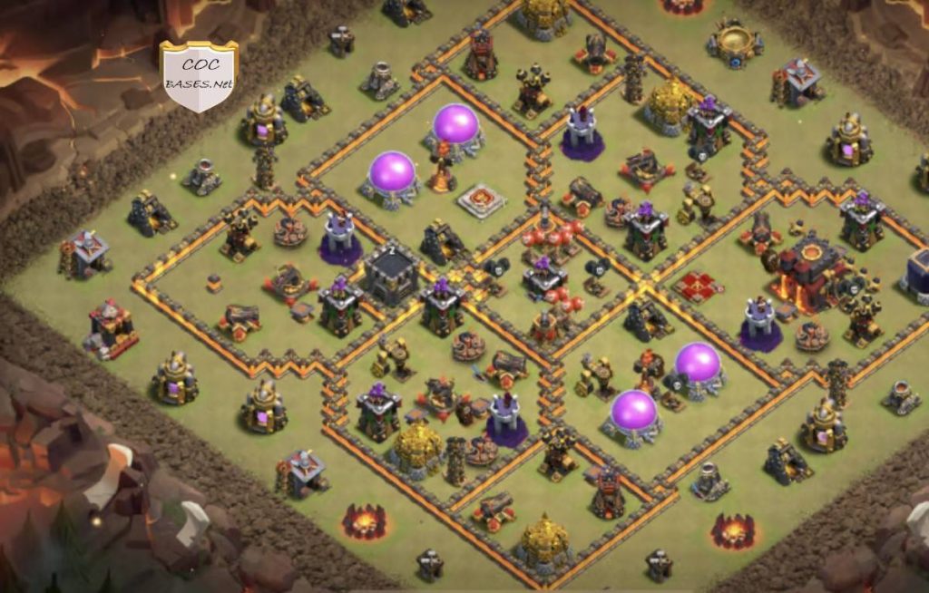 clan war league th10 base link