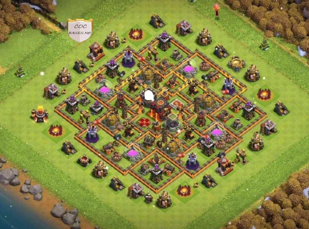 clan war league th10 base link anti 2 star