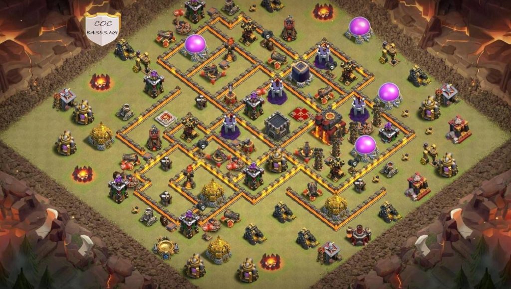 clan war league th10 base pic