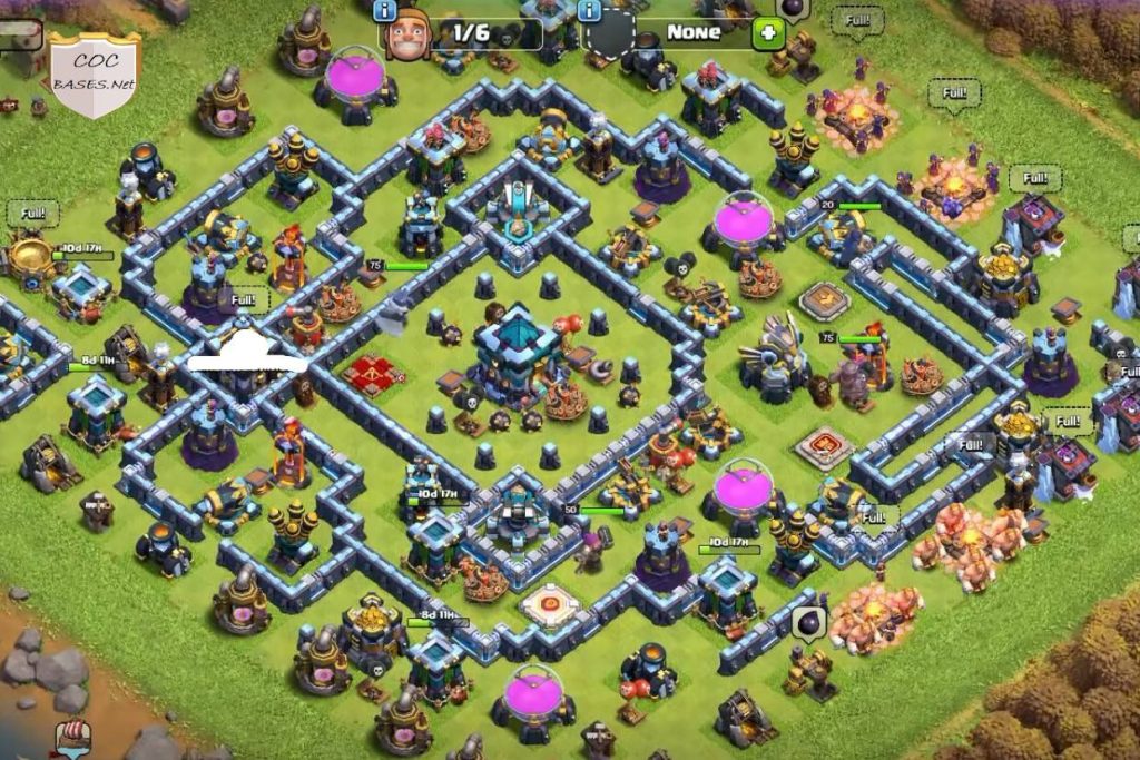 clan war league town hall 13 base copy