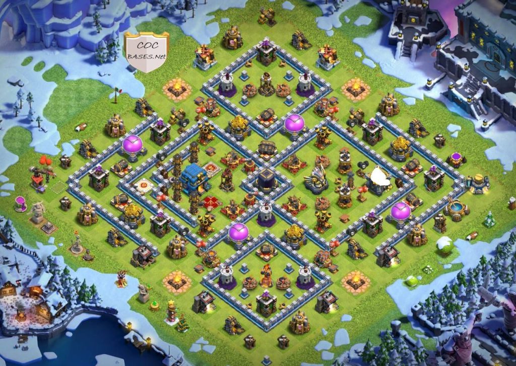clan war league unbeatable th12 base with link