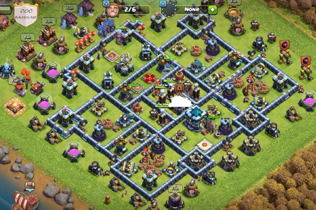 clash of clans anti everything war layout link level 13