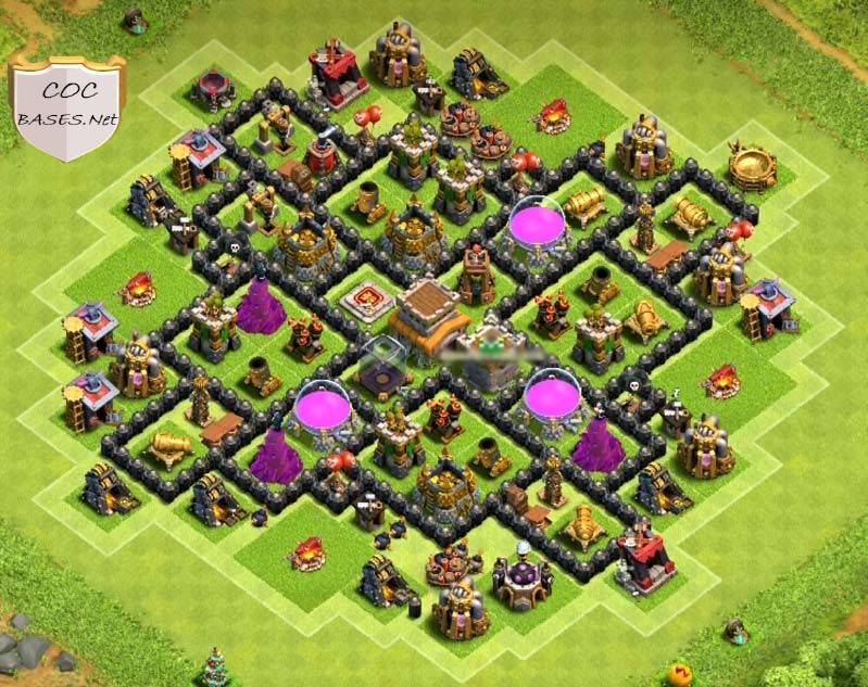 clash of clans anti loot town hall 8 base copy link