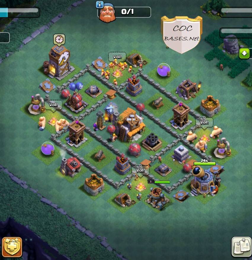 clash of clans builder hall 5 base link