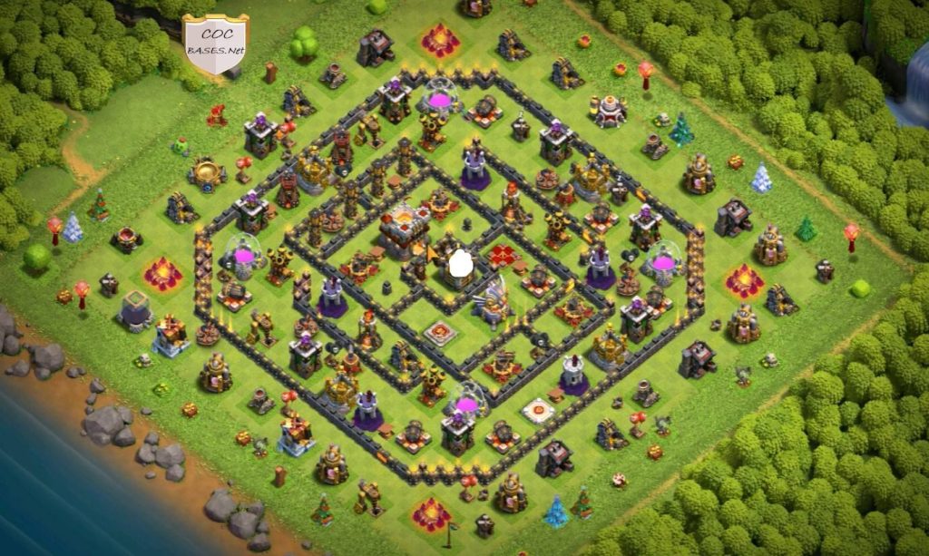 clash of clans farming th11 base Anti 3 star