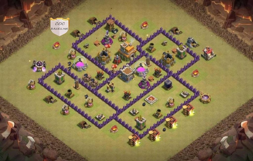 clash of clans farming top th7 base anti 3 star