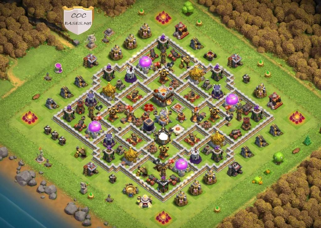 clash of clans farming town hall 11 anti loot base