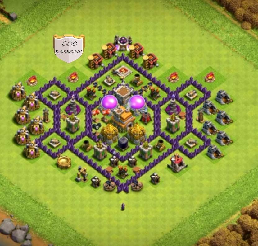 clash of clans farming town hall 7 base layout link