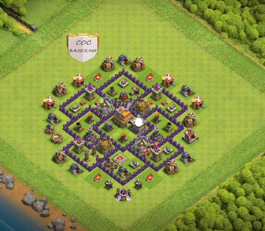 clash of clans farming town hall 7 base link anti everything