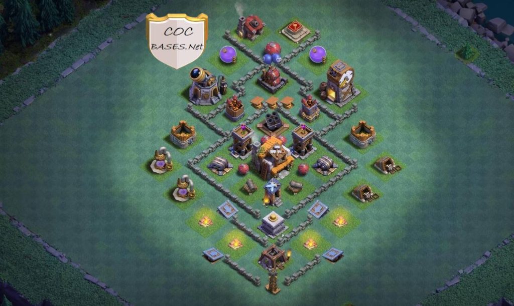 clash of clans good bh5 base layout link