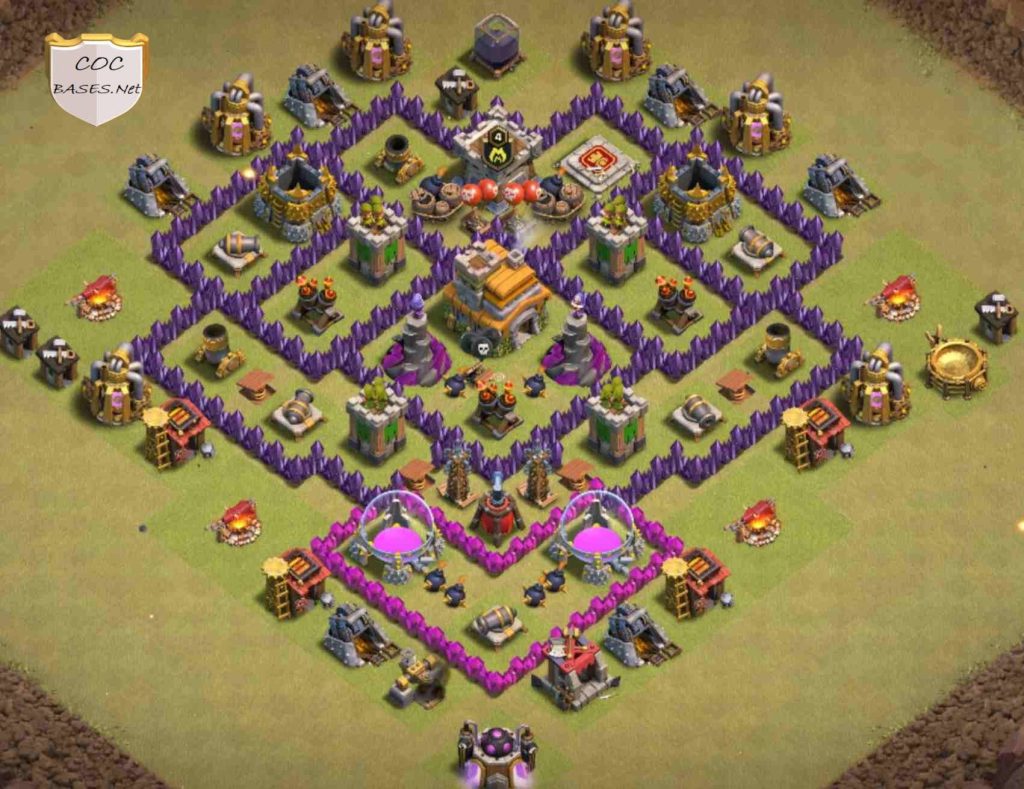 clash of clans th 07 war base link