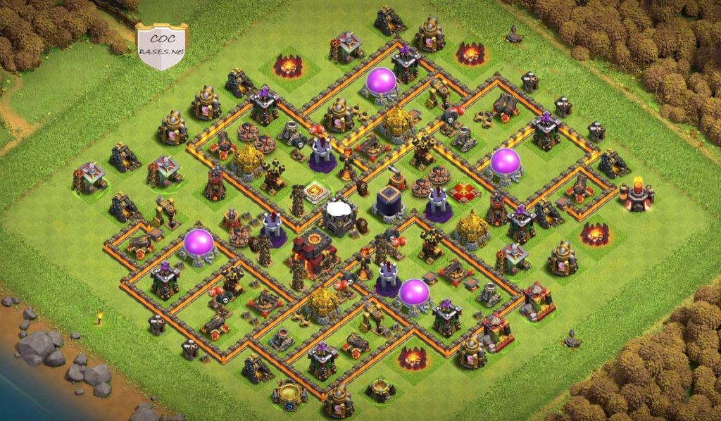 clash of clans th10 war base 2023