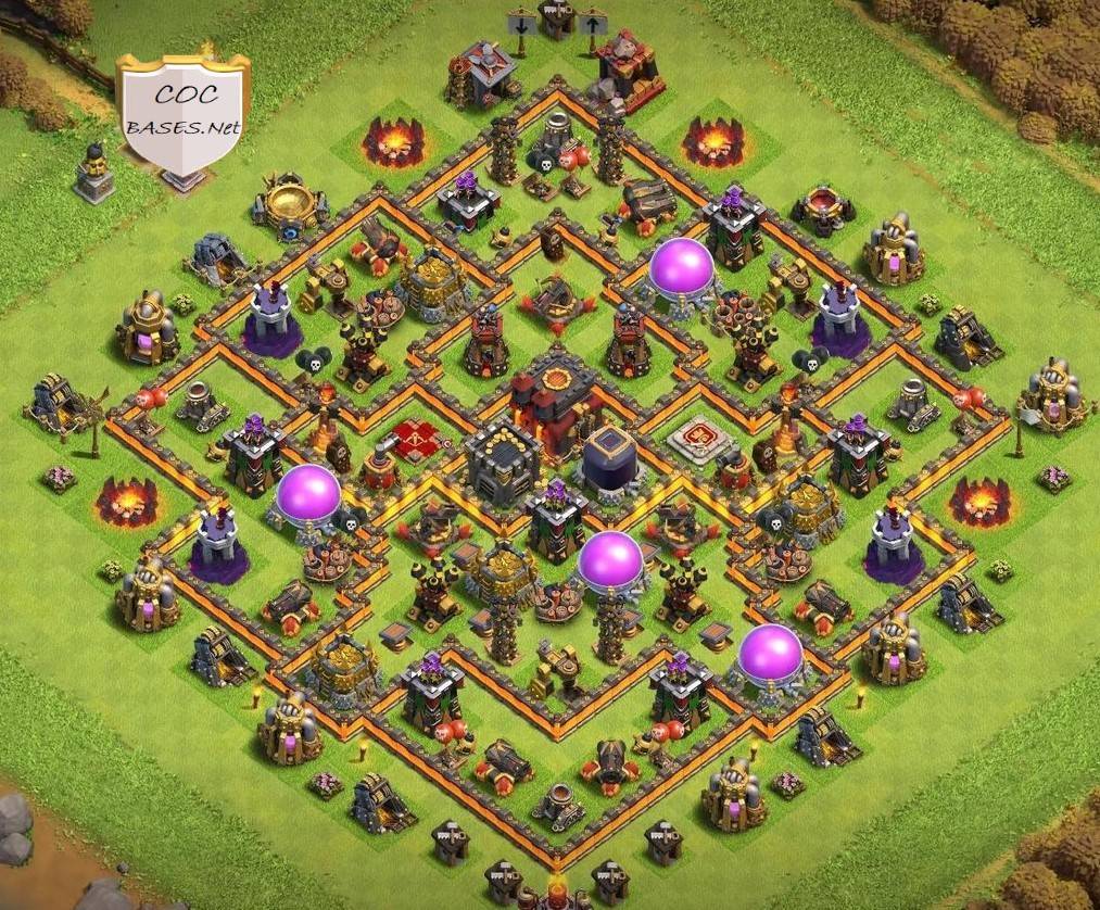 clash of clans th10 war base anti everything