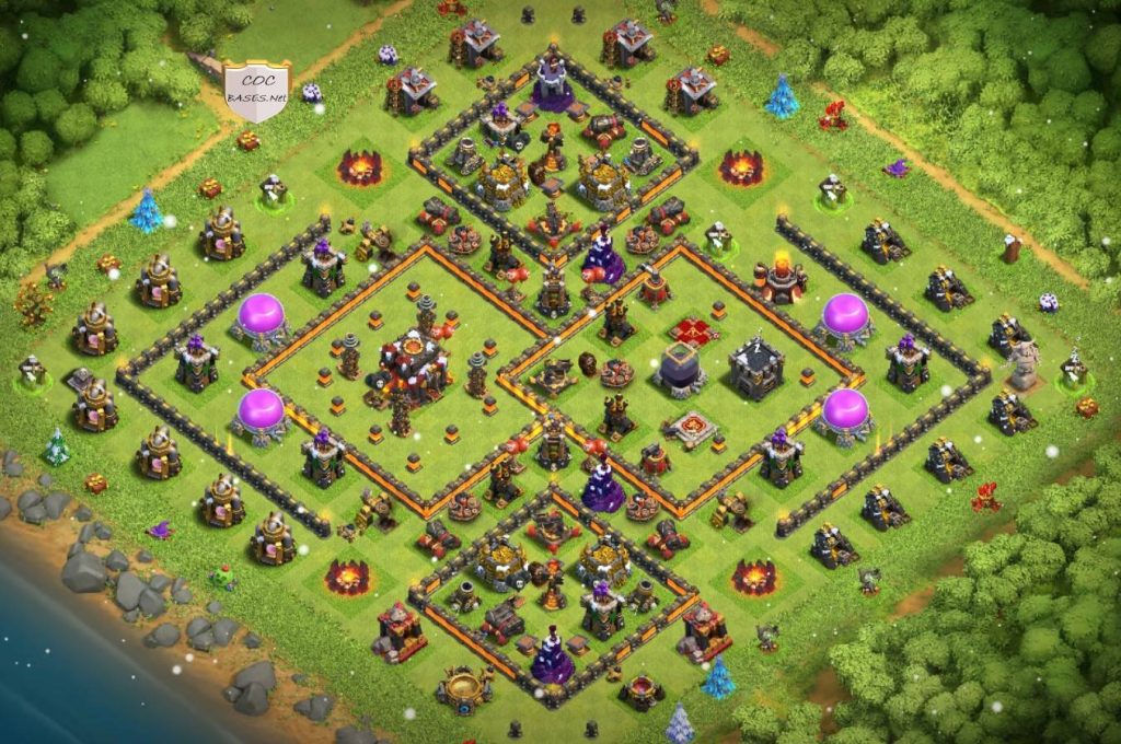 clash of clans th10 war base link