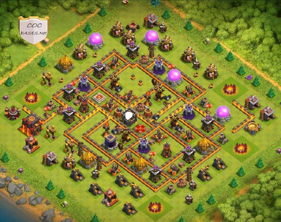 clash of clans th10 war base reddit