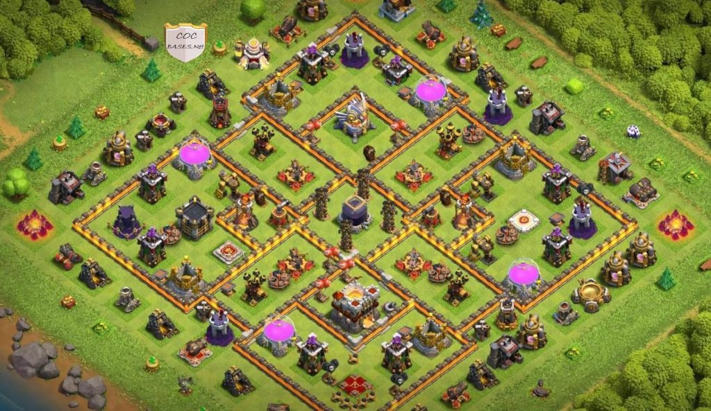 clash of clans th11 farming base