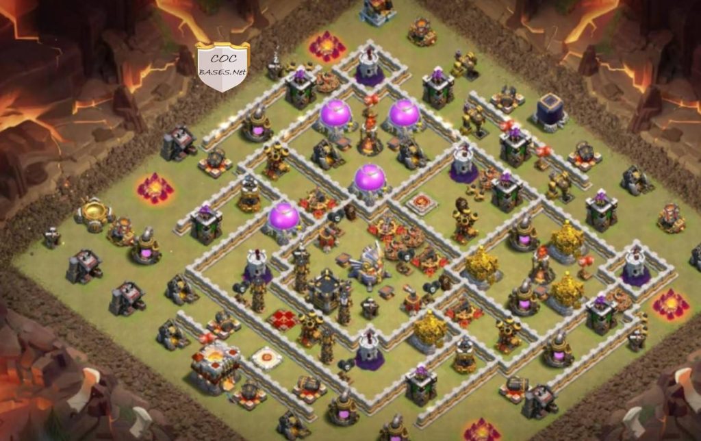 clash of clans th11 farming base anti everything