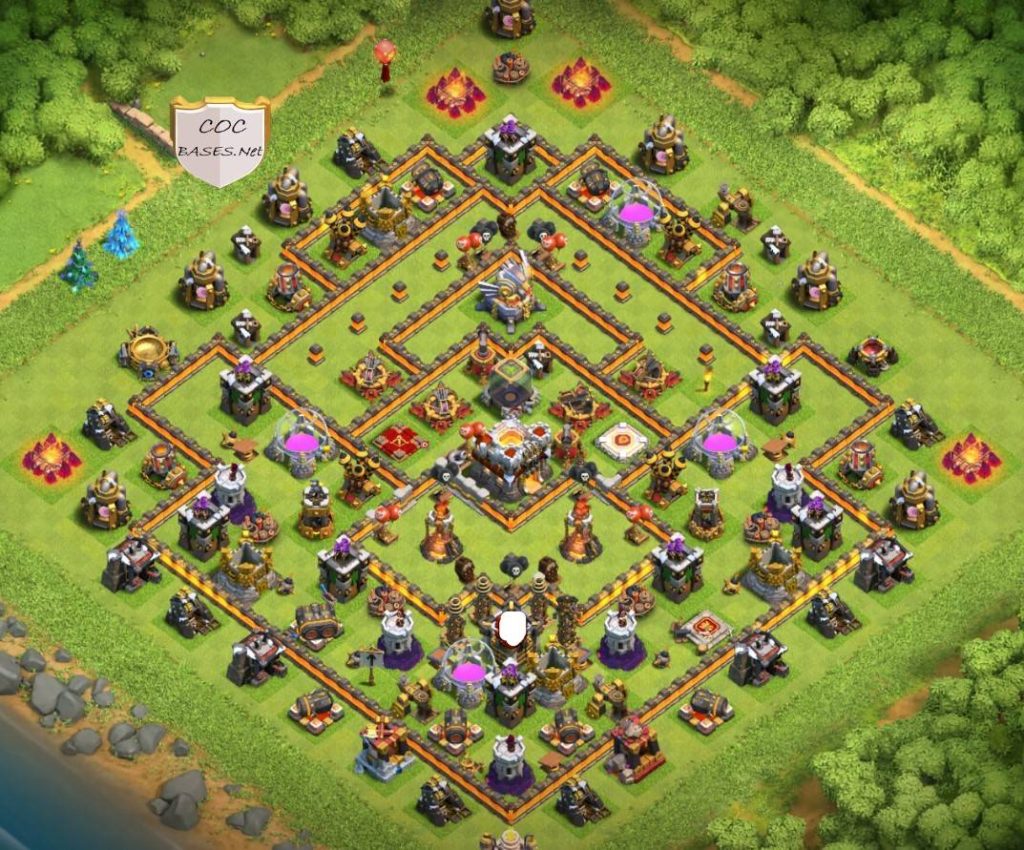 clash of clans th11 trophy layout link