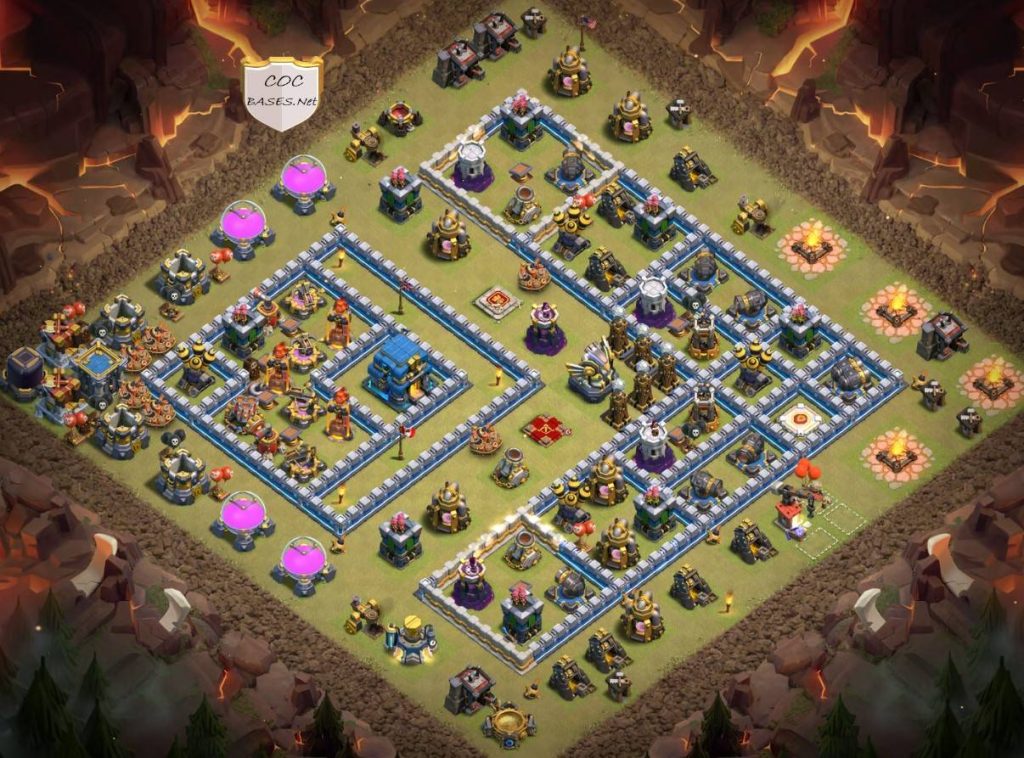 clash of clans th12 base anti everything