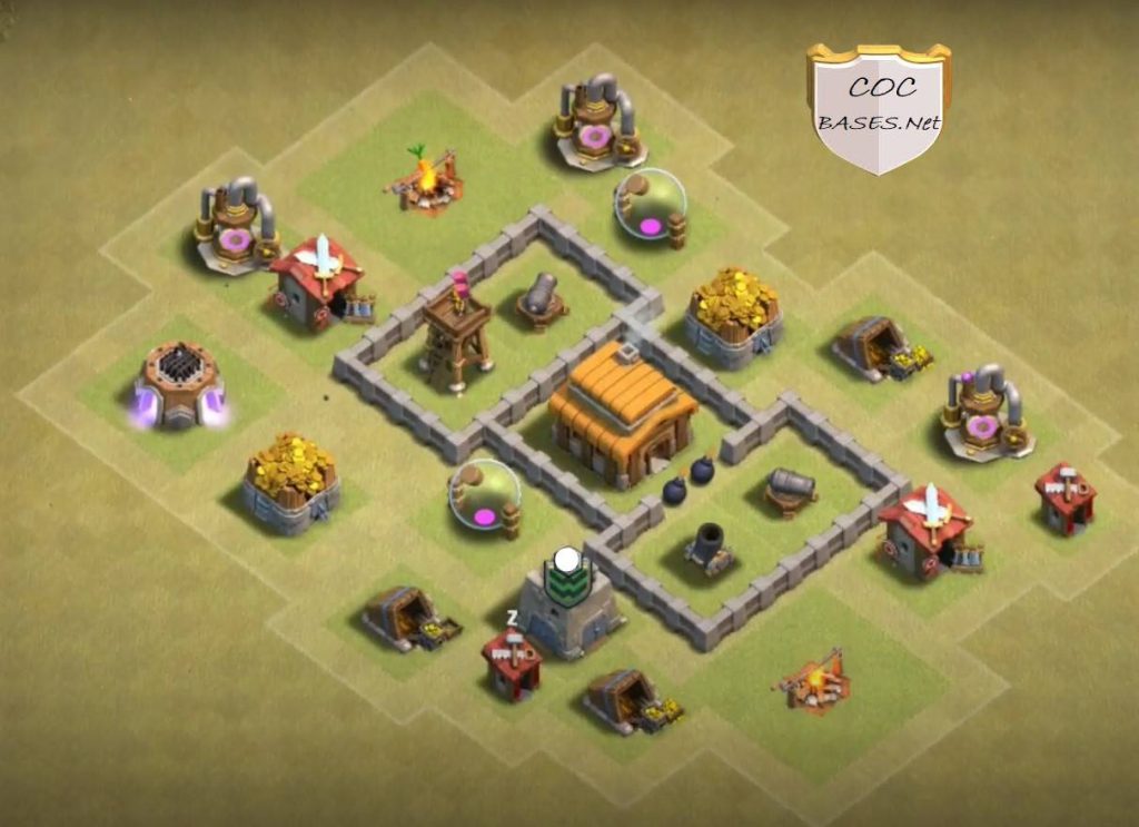 clash of clans th3 base link